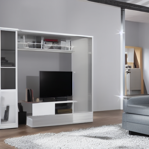 Moderne Split-Anlage an der Wand